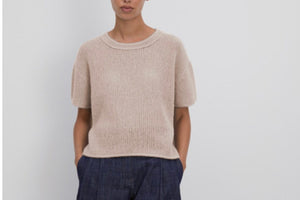 FFC pullover short sleeve "15028" camel