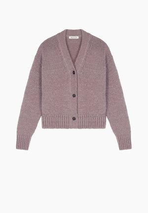 MASSCOB Cardigan "ISADORA" plum