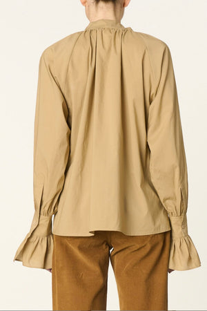 VANESSA BRUNO Baumwollbluse "FATIMA" sand