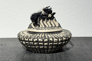 ANNA WESTERLUND Box Baciamo stripe black