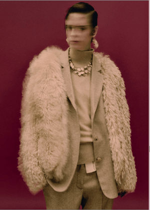 MOMONI Stricksweater "QUINCE" light camel