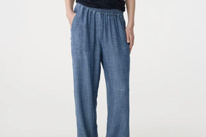 KNIT TED Leinenblendhose "CAMMIE" denim light