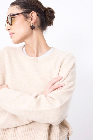 NOTSHY Cashmere Pullover "TAYRA" off-white