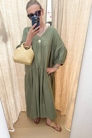AYRE Viscosekleid "MAUDE" green