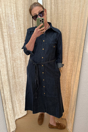 HAPPY HOUSE Jeans Kleid "Star" dark jeans