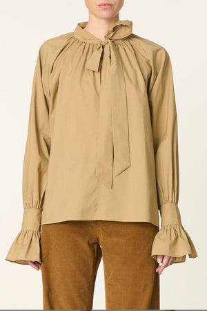 VANESSA BRUNO Baumwollbluse "FATIMA" sand