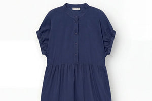 SOSUE Baumwollkleid "COWBOY" navy
