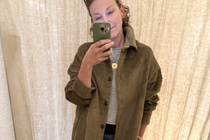 SOSUE Cordjacke oliv khaki