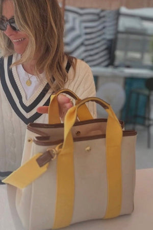 RUE DE VERNEUIL Shopper M "Essential" yellow