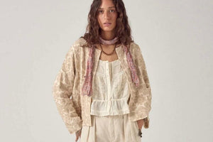 MAISON HOTEL Baumwolljacke "AKASH" pearl