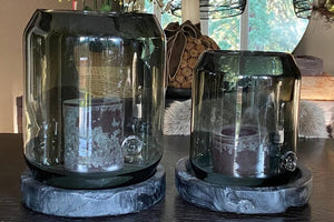 Gommaire Round Tray "ROUND" low small or medium fumé