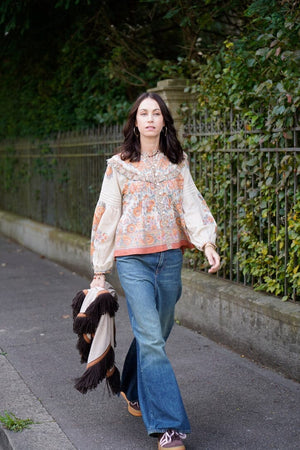 HAPPY HOUSE Le Pantalon - Jeans "PEACOCK" wide