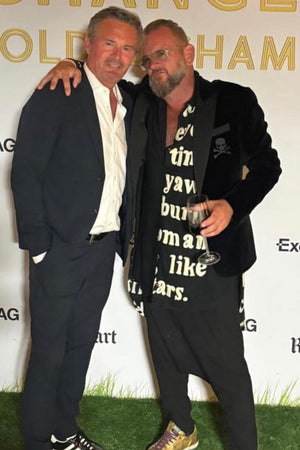 KARIEN BELLE Pashmina "POETRY" black/creme