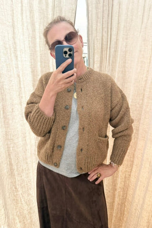 KNIT TED Kuscheljacke "BILLY" hazel