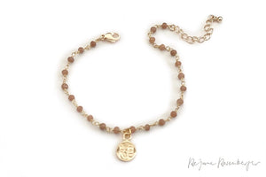 REJANE ROSENBERGER DESIGN Stein/Gold Armband "MY" div. Steine