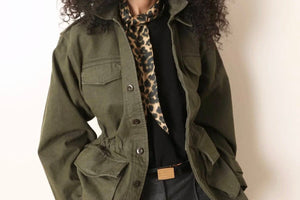 LAURENCE BRAS dicke Baumwolljacke "CARGO" khaki