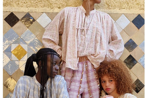 CLARAMONTE cotton blouse "Nina" patch black