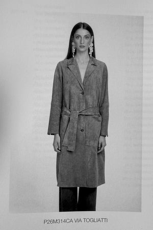 VIA MASINI velour corduroy jacket "MESA" chocolat