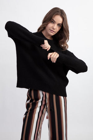 NOTSHY Strickpullover "ACHINU" schwarz