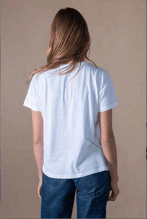 Choice by Réjane Rosenberger V-Neck Shirt "Basic" weiss