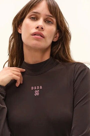 DADA Technical Langarm T-Shirt "Ernest" chocolate