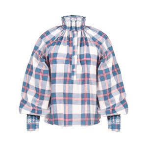 V.DE.VINSTER Baumwollbluse "APRIL" carro