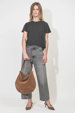 HAIKURE Wide Jeans "BETTY" fog grey