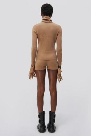 JONATHAN SIMKHAI Rollkragenpullover "DITA" camel