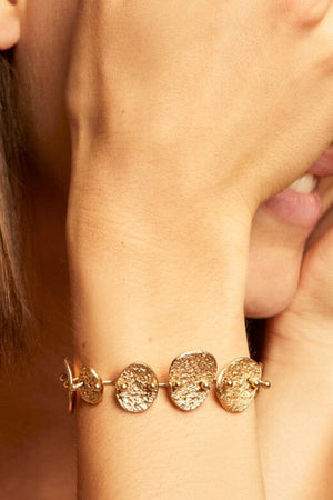 GAS BIJOUX "RIVAGE" bracelet gold plated