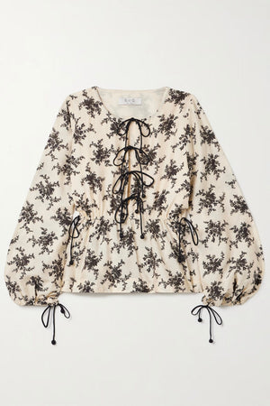 SEA NEW YORK Seidenbluse "JOAN" cream