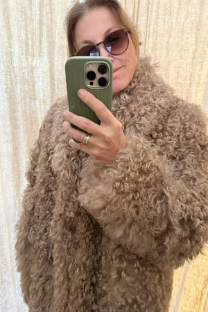 GUSHLOW AND COLE Curly Toscana fur scarf