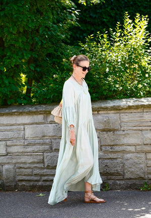 AYRE Viscosekleid "MAUDE" seagrass