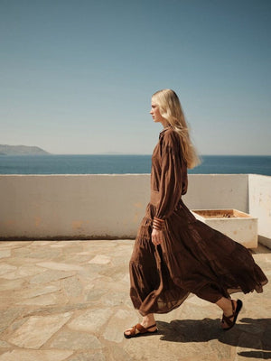 DEVOTION Baumwolljupe "SAGE" braun