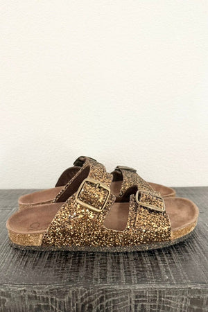 BOSABO Birkenstock "ISABEL" Glitter bronze