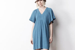 STELLA FOREST cotton dress "OPHELIA" light blue (C)