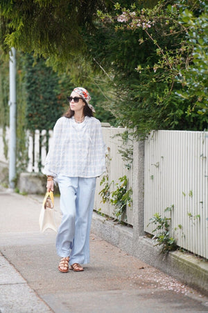 VIA MASINI leather joggers black