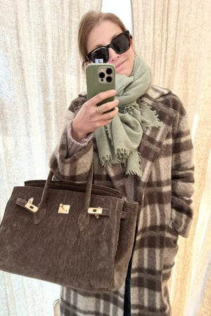 Choice by Réjane Rosenberger Cashmere Poncho light camel