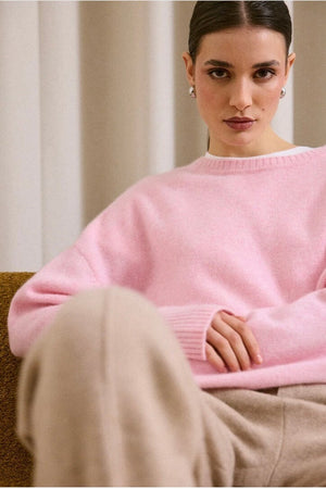 NOTSHY Cashmere Pullover "TAYRA" pivoine