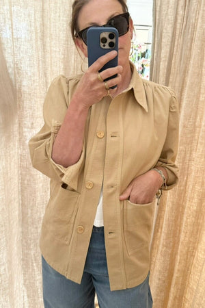 HAPPYHAUS "LE VESTE PEINTRE" beige vintage