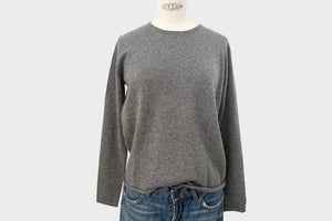 NOTSHY Cashmere Pullover "AYLA" gris chiné foncé