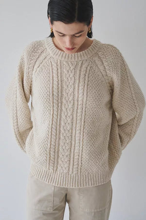 VELVET by Jenny Graham Sweater "HERMOSA" oatmeal