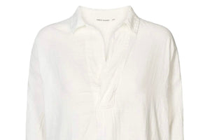 RABENS SALONER Baumwollbluse "JOJO" off-white