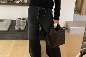 HAPPYHAUS Le Pantalon - Jeans "OVERSIZE" noir délavé