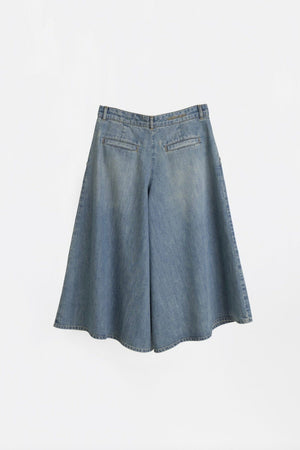 HAPPYHAUS La Jupe "CULOTTE" blue washed