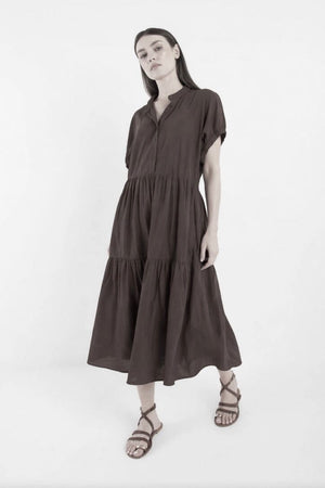 SOSUE Baumwollkleid "COWBOY" navy