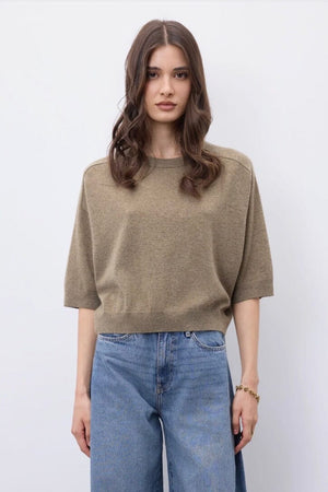 NOTSHY cashmere sweater "TINI" beige chiné