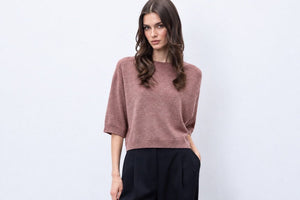 NOTSHY cashmere sweater "TINI" beige chiné