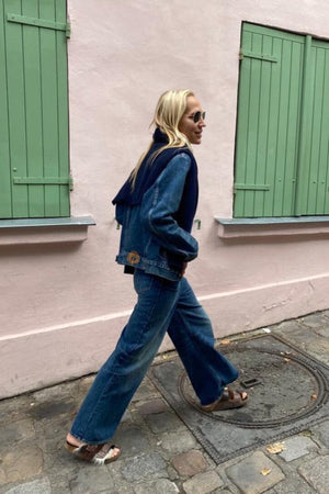 HAPPY HOUSE Le Pantalon - Jeans "PEACOCK" wide