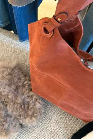 CALAJADE Lederbeutel "Soho" rusty