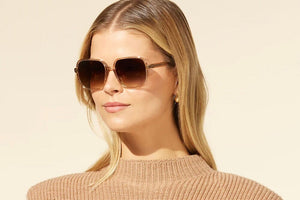 GARRETT LEIGHT Sunglasses "Morningside" Olive Gradient